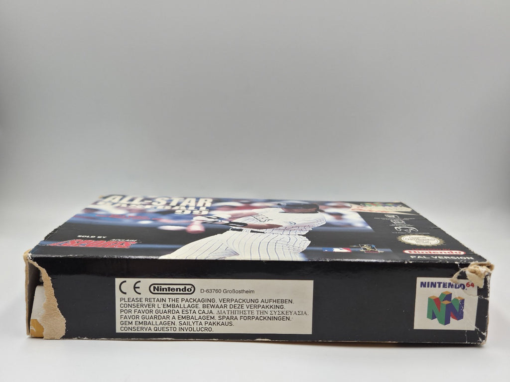 N64 Nintendo 64 Spiel All-Star Baseball 99 mit OVP und Anleitung EUR