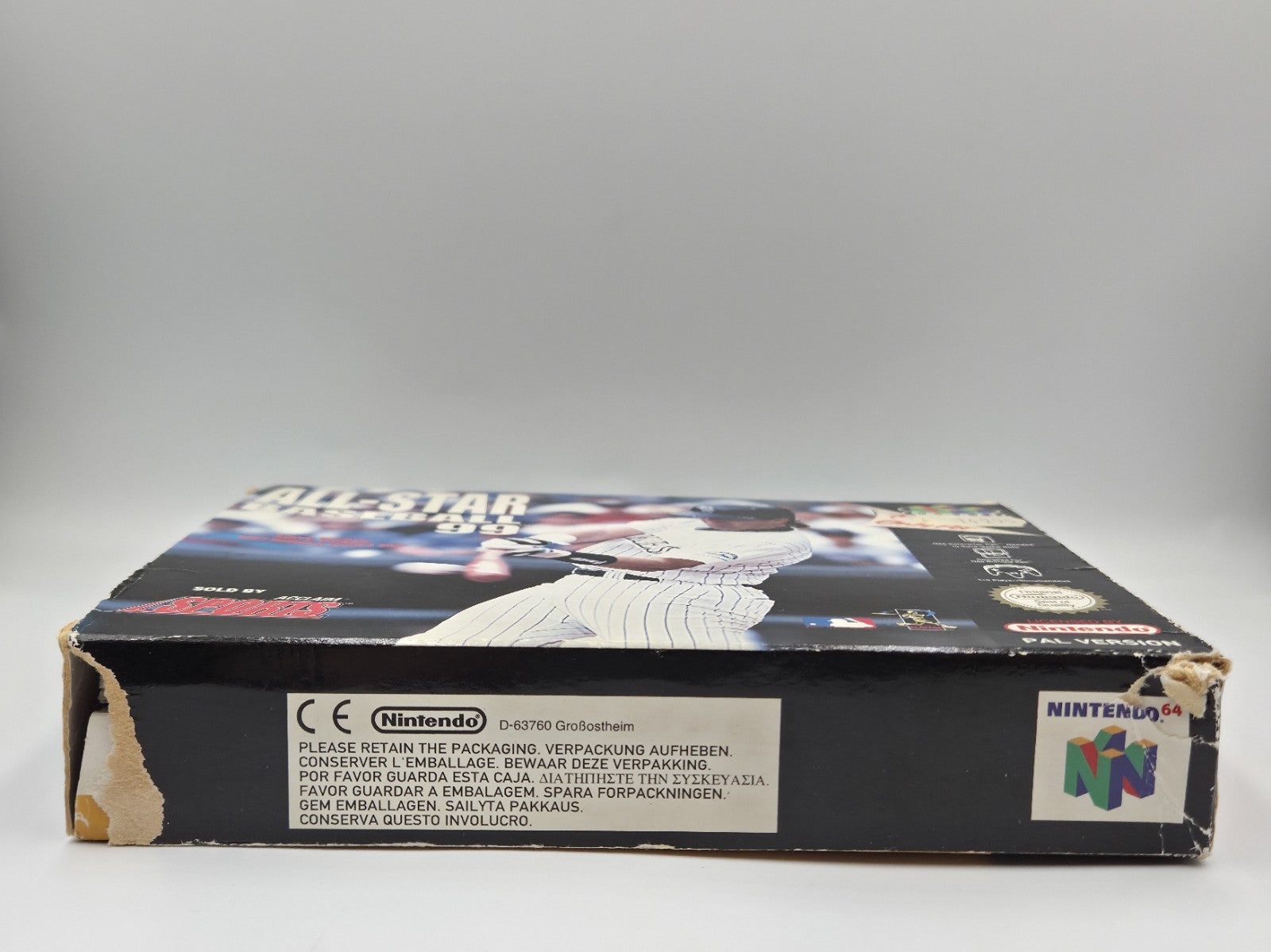 N64 Nintendo 64 Spiel All-Star Baseball 99 mit OVP und Anleitung EUR
