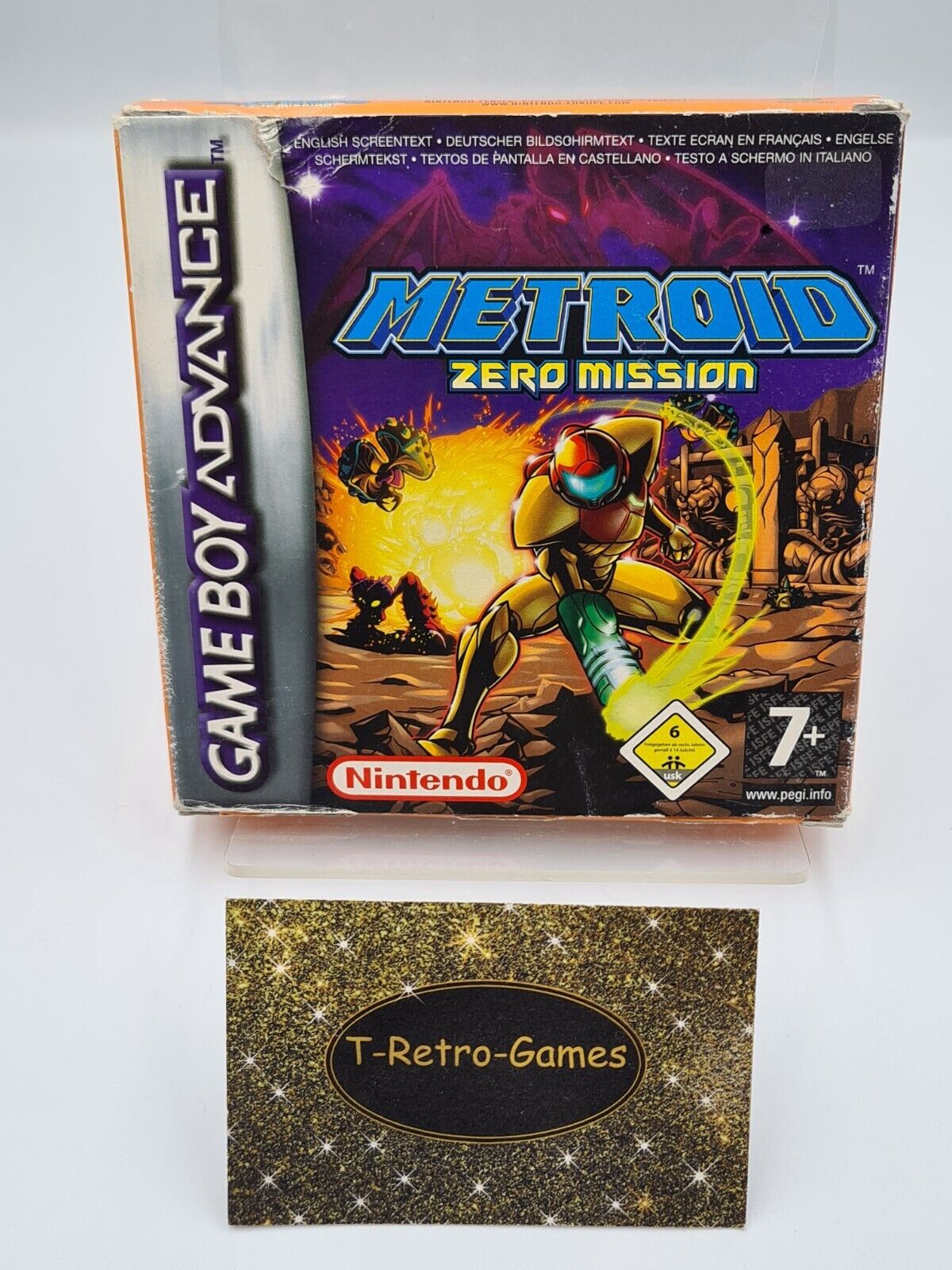 Nintendo Game Boy Advance Metroid Zero Mission mit OVP und Anleitung EUR - T-Retro-Games 
