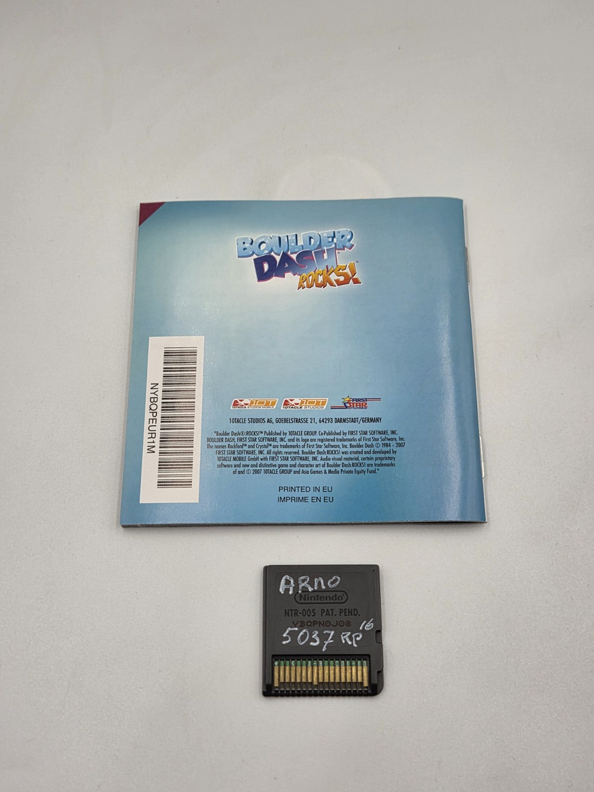 Nintendo DS Boulder Dash Rocks! mit OVP und Anleitung EUR