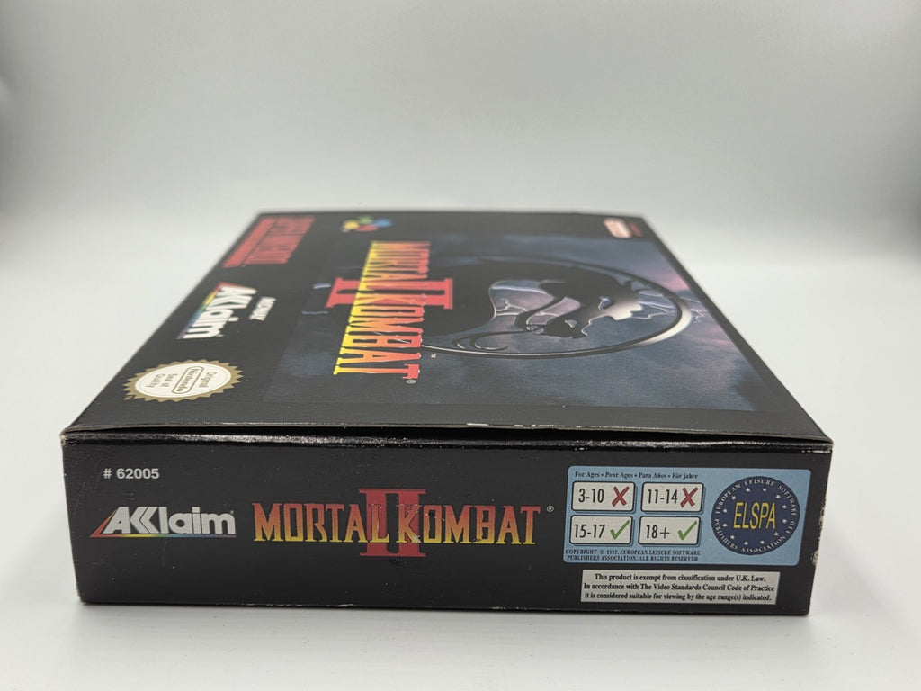 SNES Super Nintendo Mortal Kombat  II 2 mit OVP und Anleitung EUR