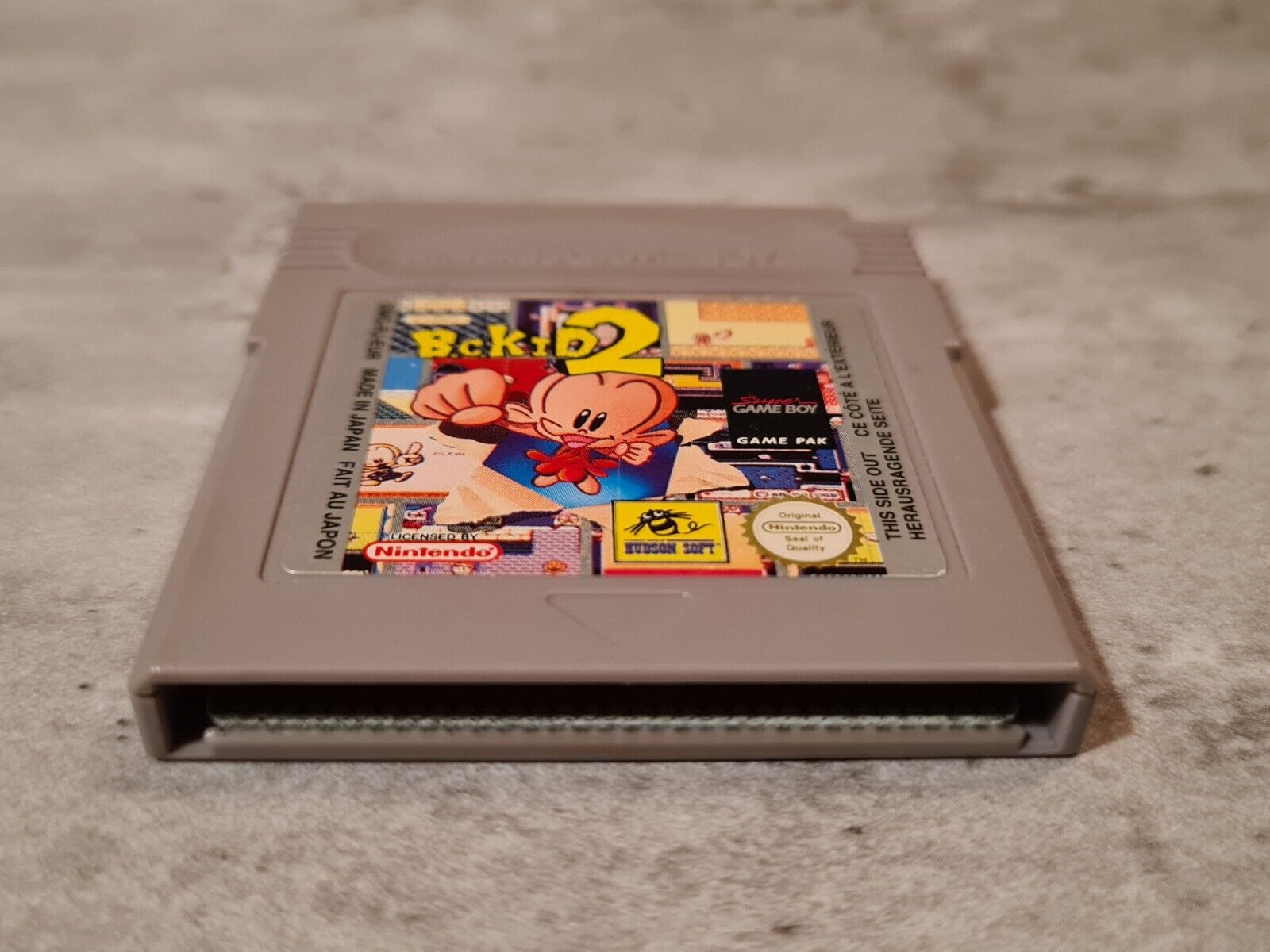 Nintendo Game Boy Classic Spiel B.C. Kid 2 EUR - T-Retro-Games 