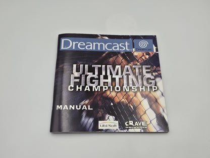 Sega Dreamcast Ultimate Fighting Championship mit OVP + Anleitung Multilingual 