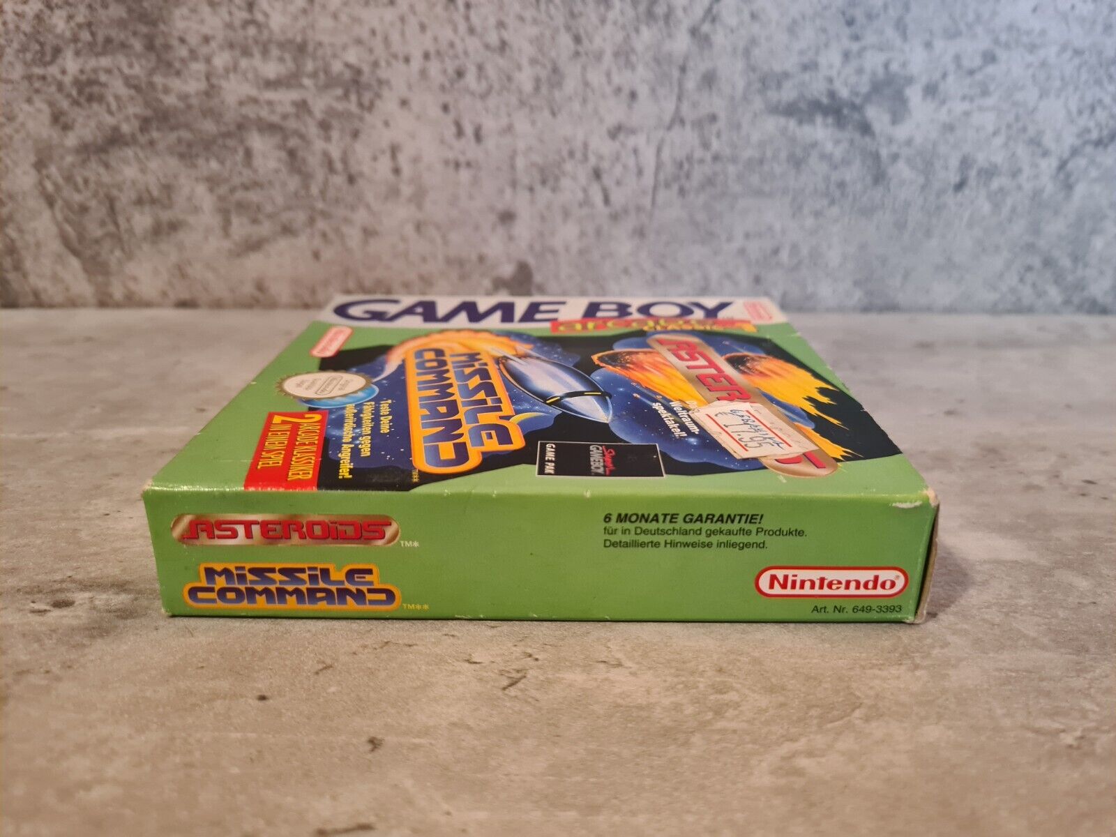Game Boy Arcade Classic 1 Asteroids Missile Command mit OVP und Anleitung NOE - T-Retro-Games 