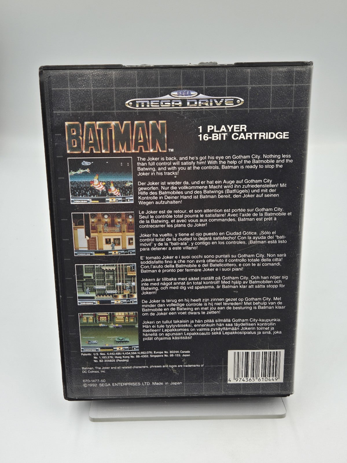 Sega Mega Drive Spiel Batman mit OVP Multilingual 
