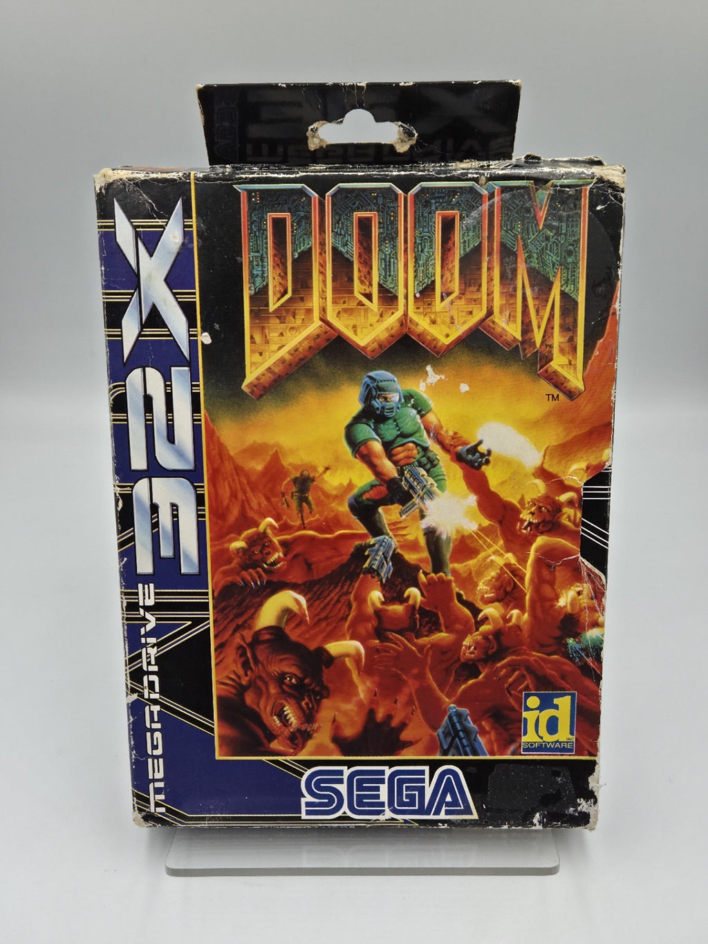 Sega Mega Drive 32x Spiel Doom mit OVP und Anleitung Multilingual 