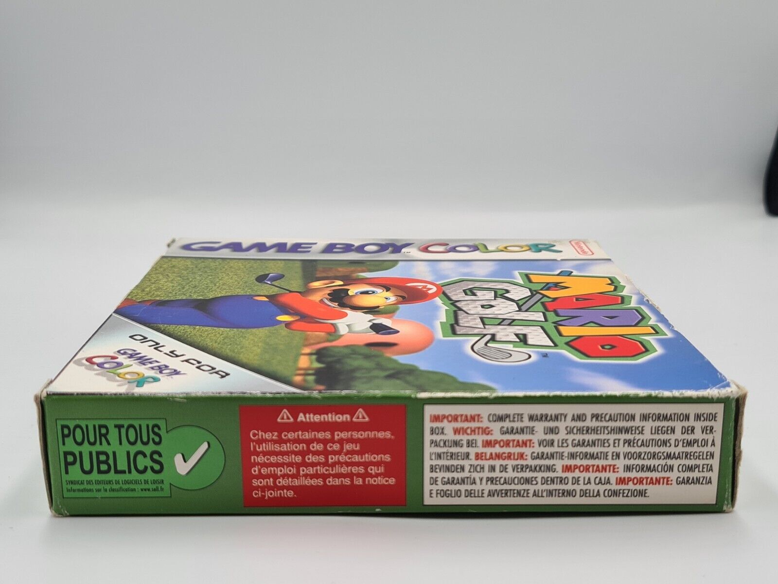 Nintendo Game Boy Color Mario Golf mit OVP und Anleitung EUR - T-Retro-Games 