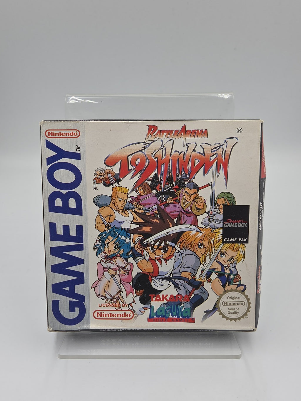 Nintendo Game Boy Battle Arena Toshinden EUR Leer OVP Empty Box 