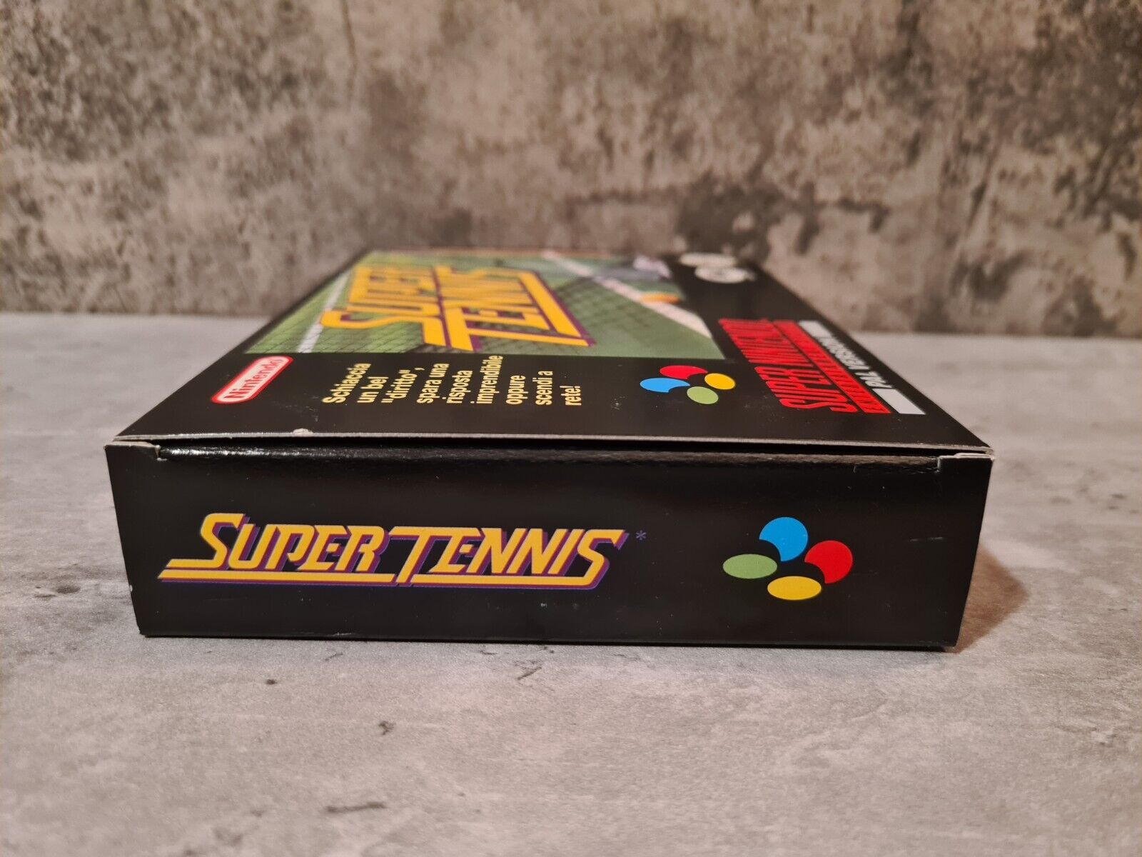 SNES Super Nintendo Super Tennis New Old Stock Neu unbenutzt ITA - T-Retro-Games 