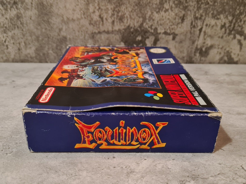 SNES Super Nintendo Equinox mit OVP und Anleitung UKV - T-Retro-Games 