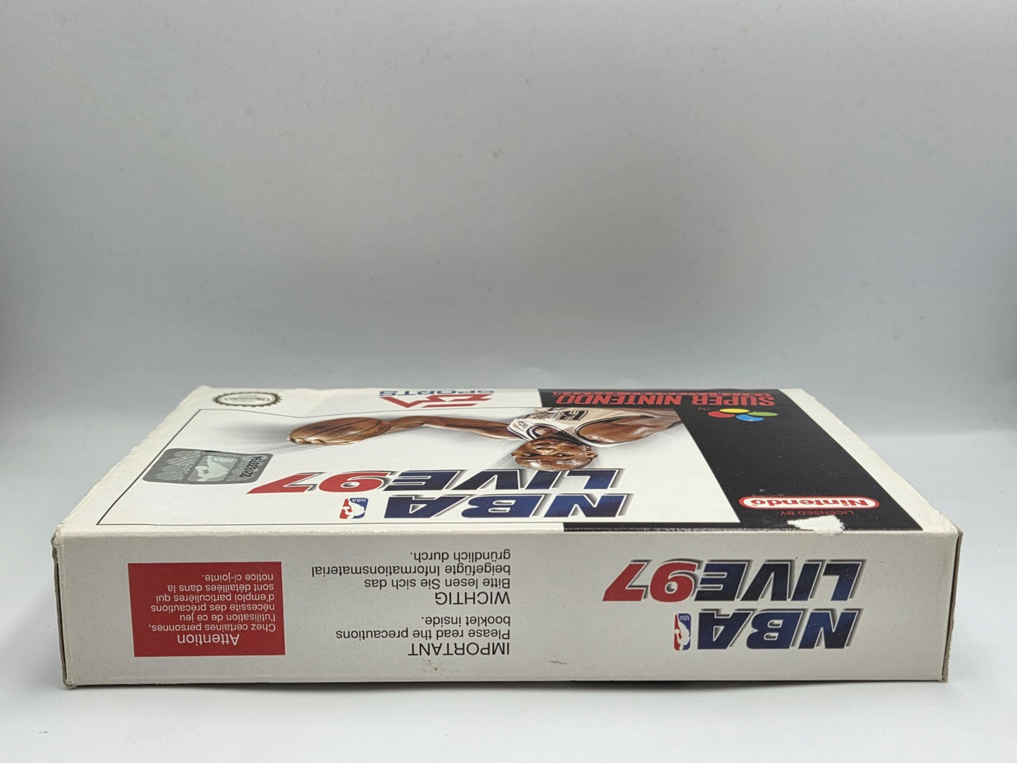 SNES Super Nintendo NBA Live 97 mit OVP und Anleitung EUR