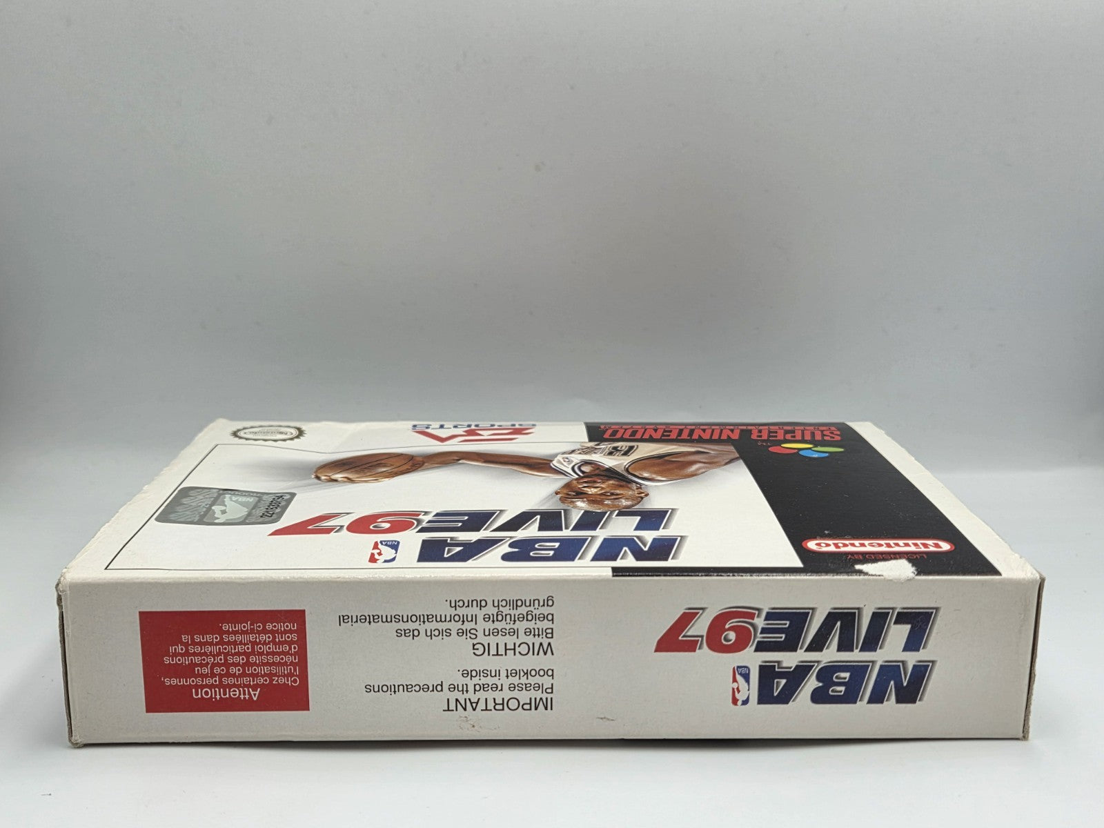SNES Super Nintendo NBA Live 97 mit OVP und Anleitung EUR