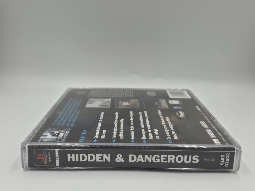 PS1 Playstation 1 Spiel Hidden & Dangerous mit OVP und Anleitung Deutsch
