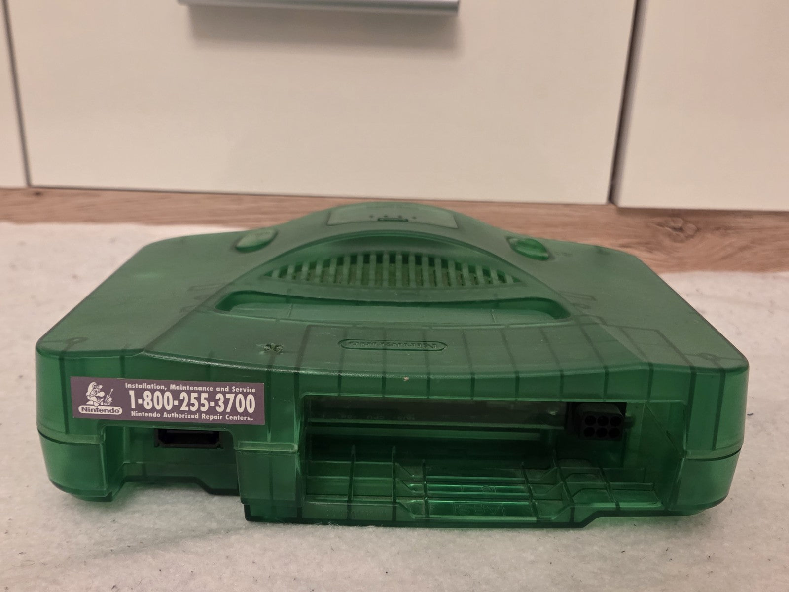 Nintendo 64 N64 Konsole Clear Green  Jungle Green  + Controller + Kabel USA