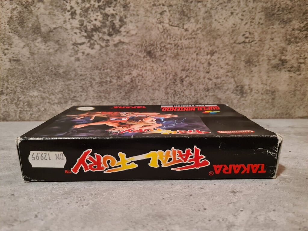 SNES Super Nintendo Fatal Fury mit OVP und Anleitung NOE - T-Retro-Games 