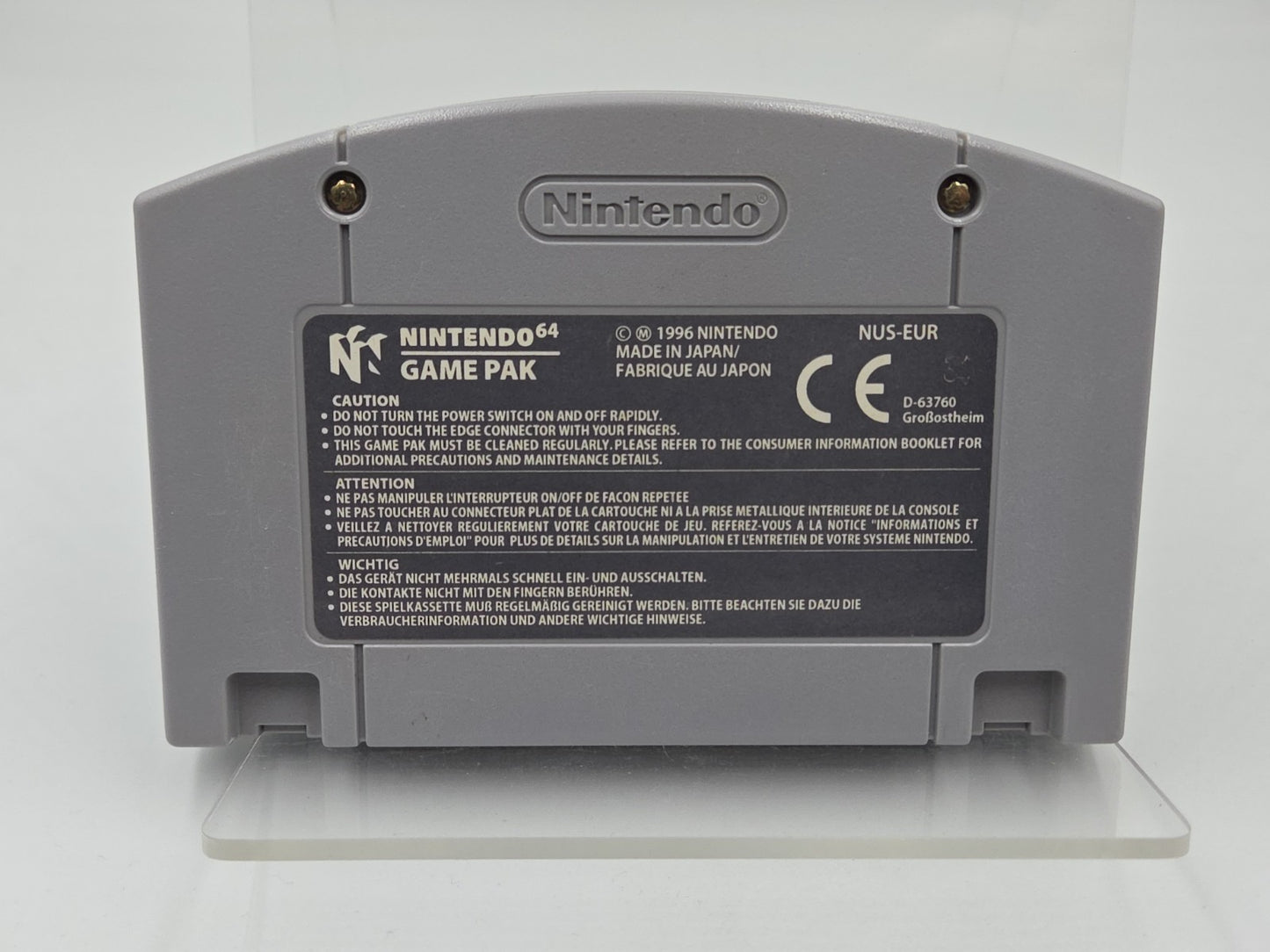 N64 Nintendo 64 Spiel Super Mario 64 Modul EUR