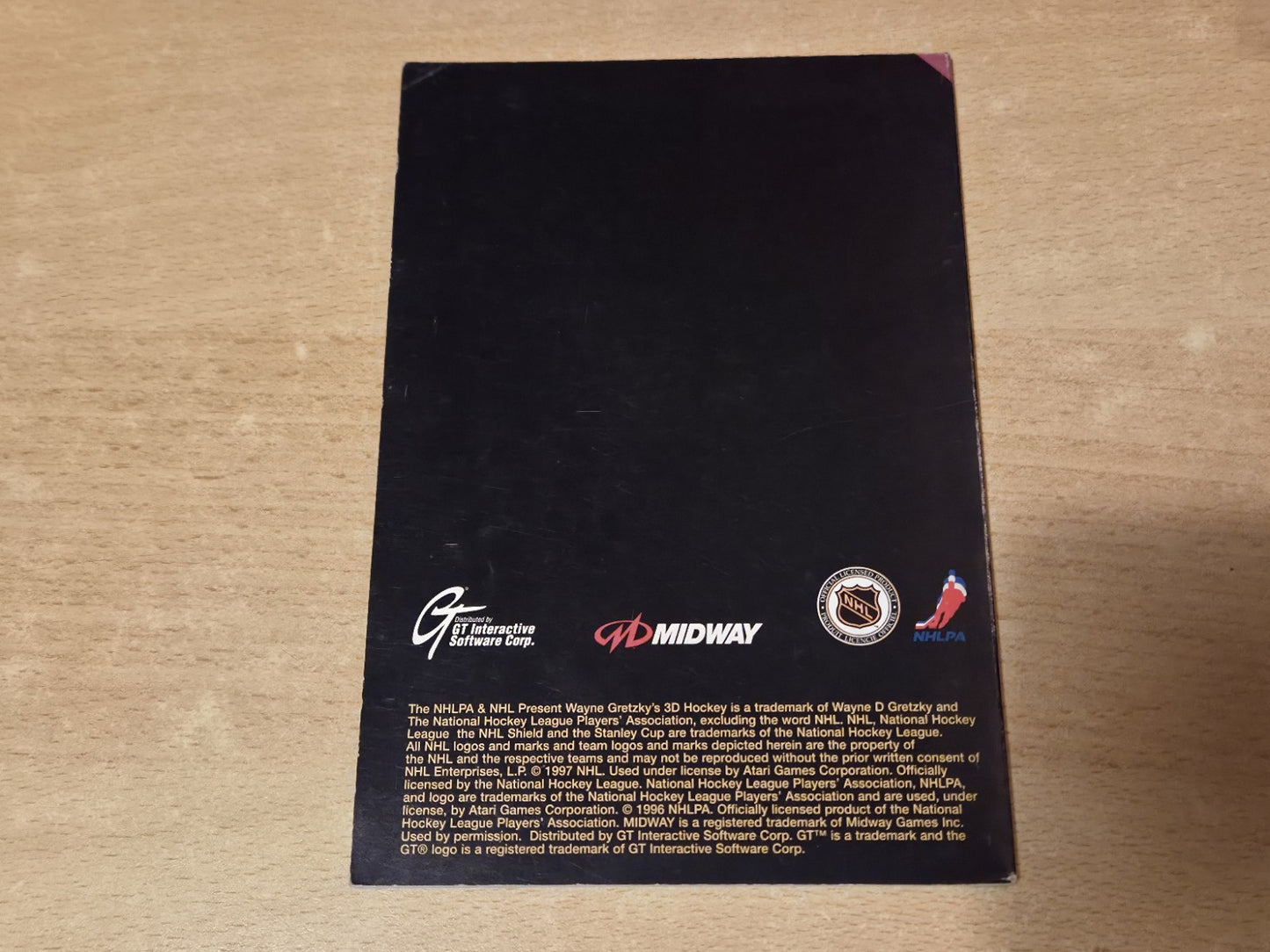 N64 Nintendo 64 Wayne Gretzky's 3D Hockey Spielanleitung Instruction Booklet EUR
