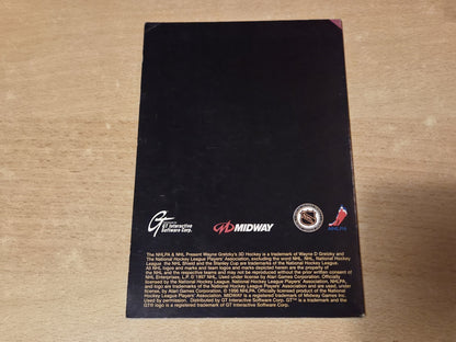 N64 Nintendo 64 Wayne Gretzky's 3D Hockey Spielanleitung Instruction Booklet EUR