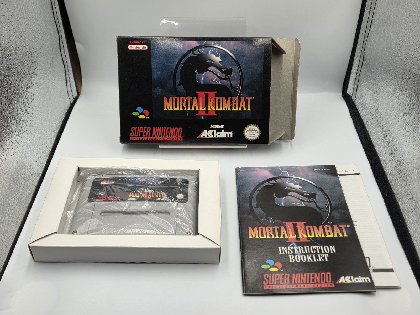 SNES Super Nintendo Mortal Kombat  II 2 mit OVP und Anleitung EUR