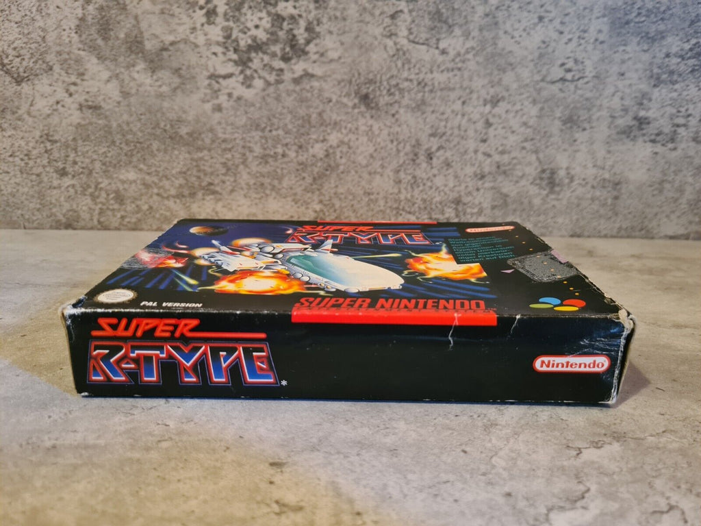 SNES Super Nintendo Super R-Type mit OVP und Anleitung NOE - T-Retro-Games 