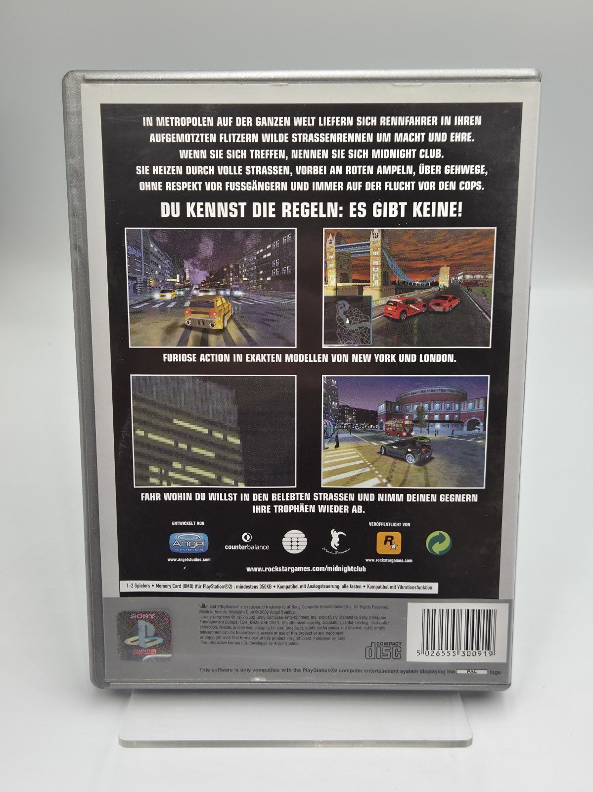 PS2 Playstation 2 Midnight Club Street Racing mit OVP und Anleitung Deutsch