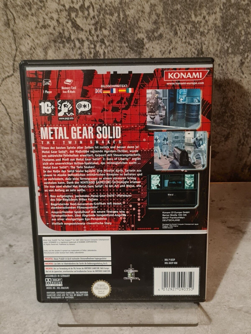 Nintendo GameCube Metal Gear Solid The Twin Snakes mit OVP NOE 2 Discs - T-Retro-Games 