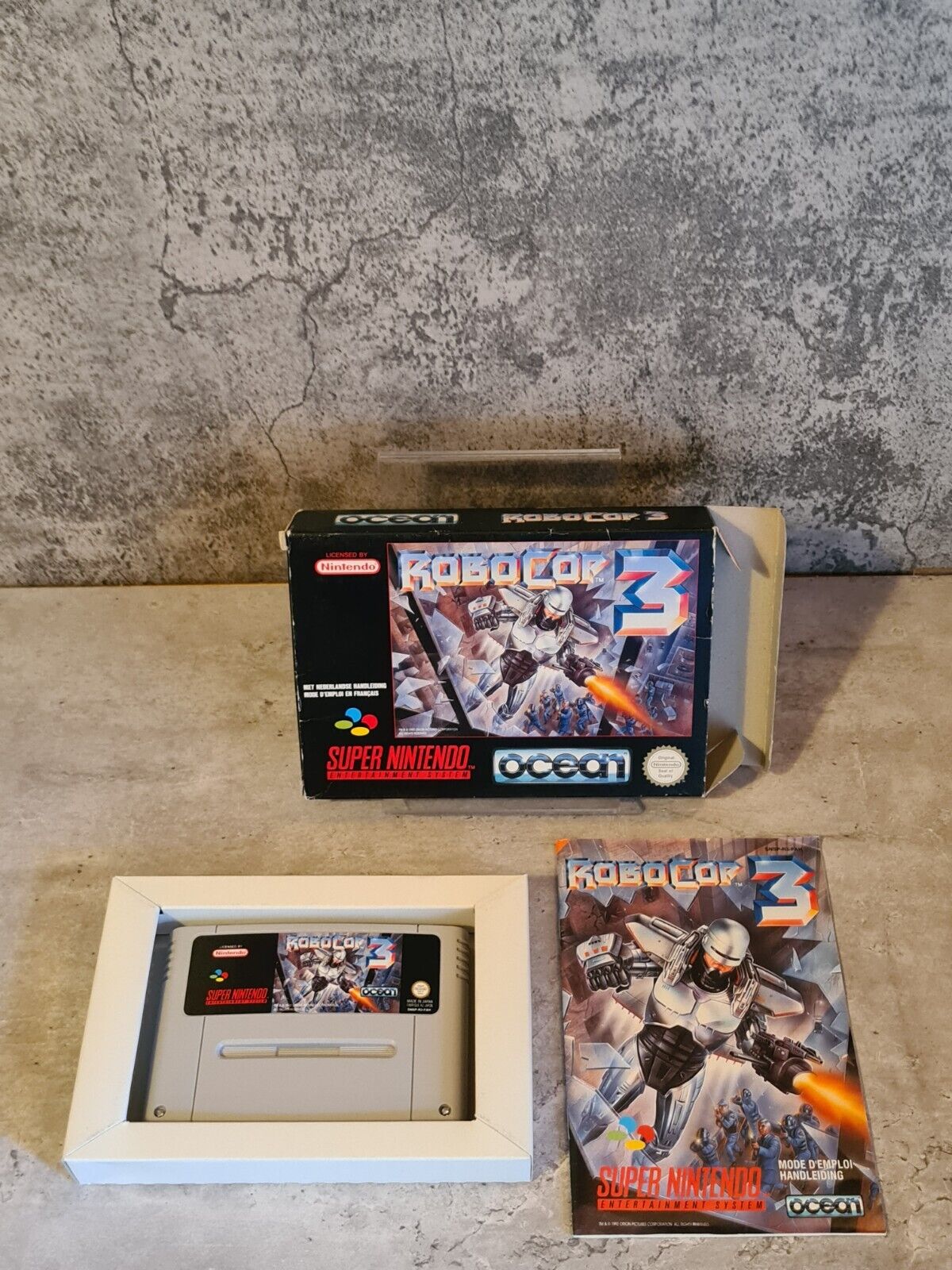 SNES Super Nintendo RoboCop 3 mit OVP und Anleitung FAH - T-Retro-Games 