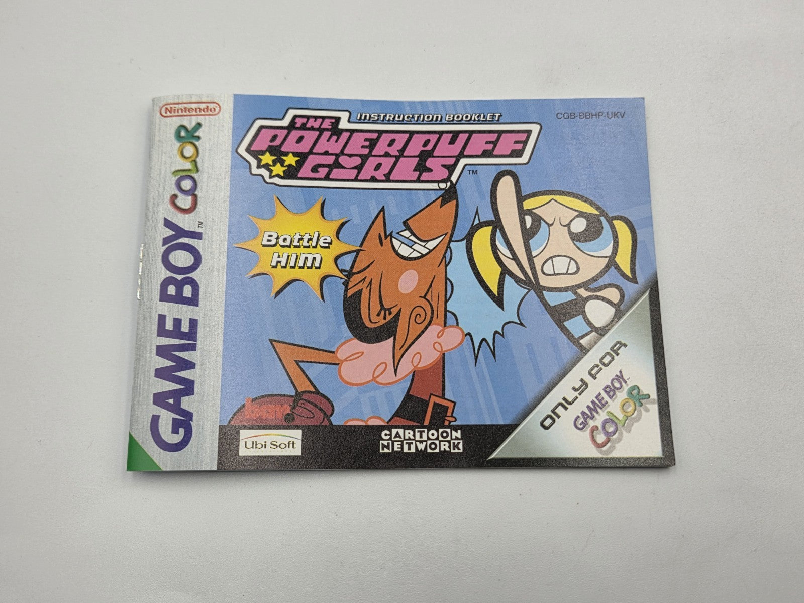 Nintendo Game Boy Color The Powerpuff Girls Battle Him mit OVP und Anleitung UKV