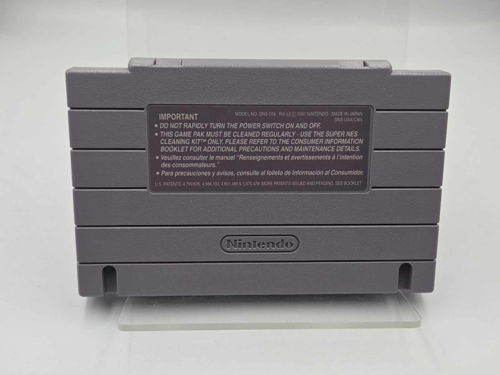 SNES Super Nintendo Spiel Lemmings NTSC USA Modul