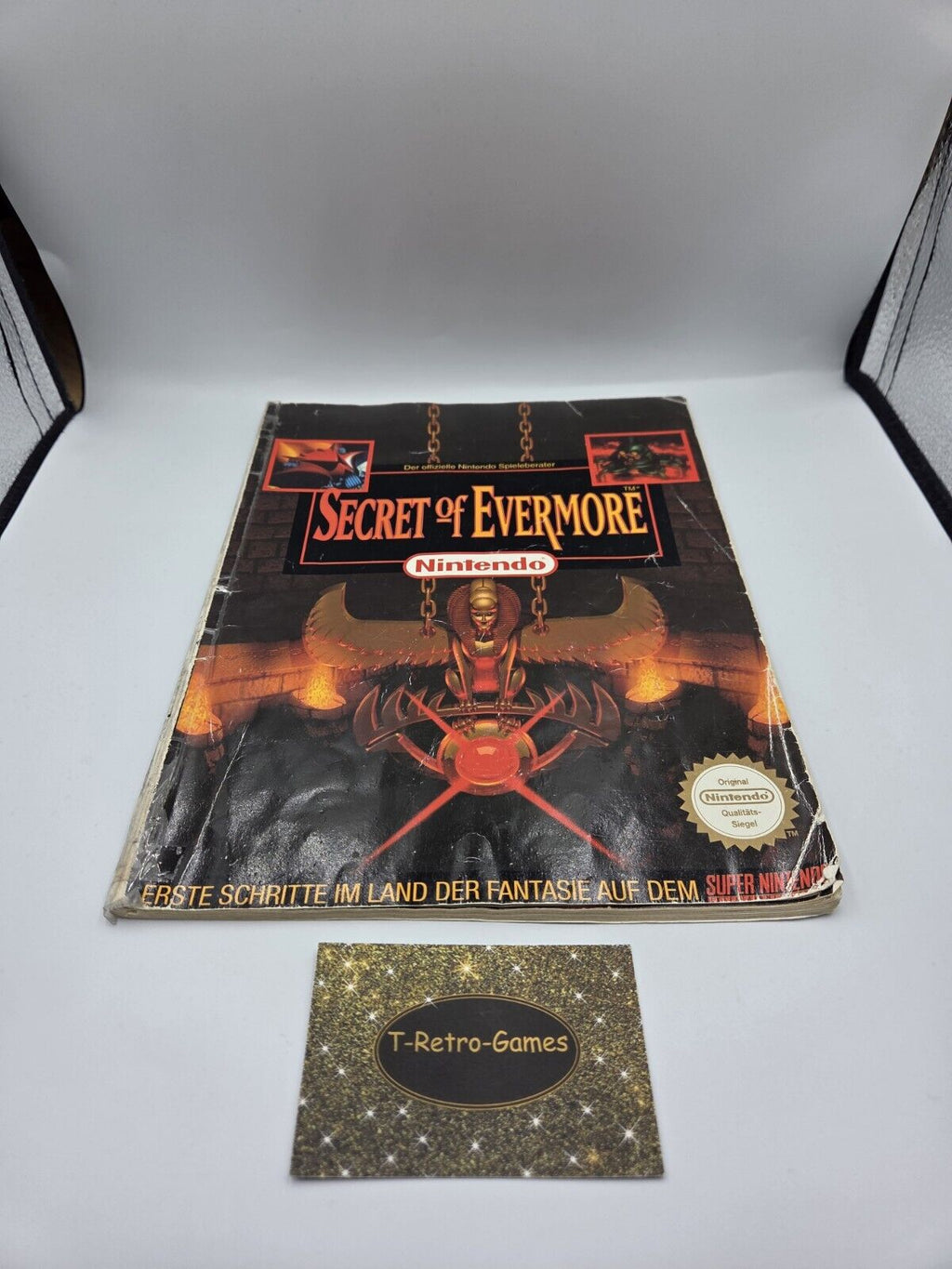 SNES Super Nintendo Secret of Evermore Der offizielle Spieleberater Deutsch - T-Retro-Games 