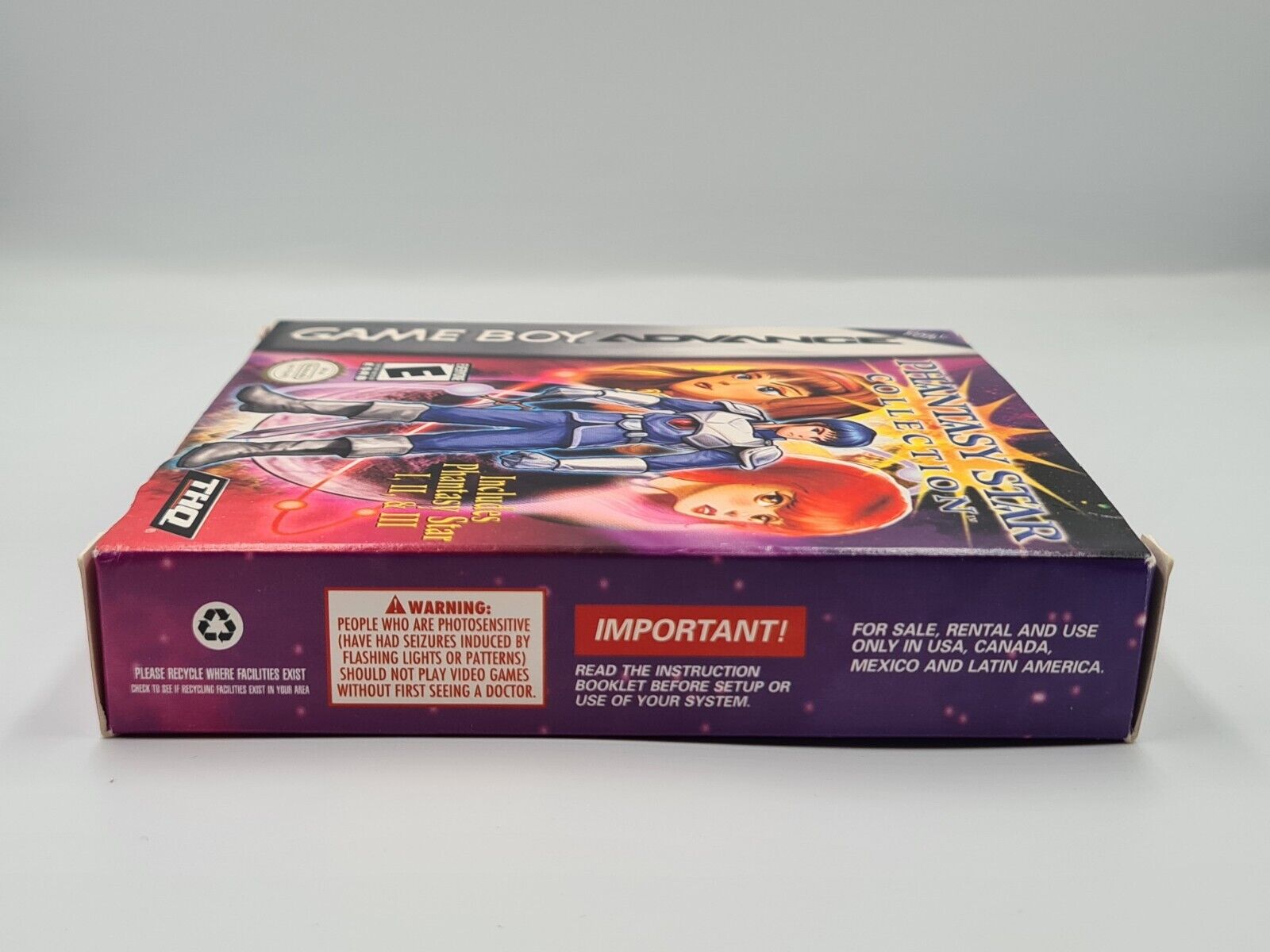 Game Boy Advance Phantasy Star Collection mit OVP und Anleitung + Poster USA - T-Retro-Games 
