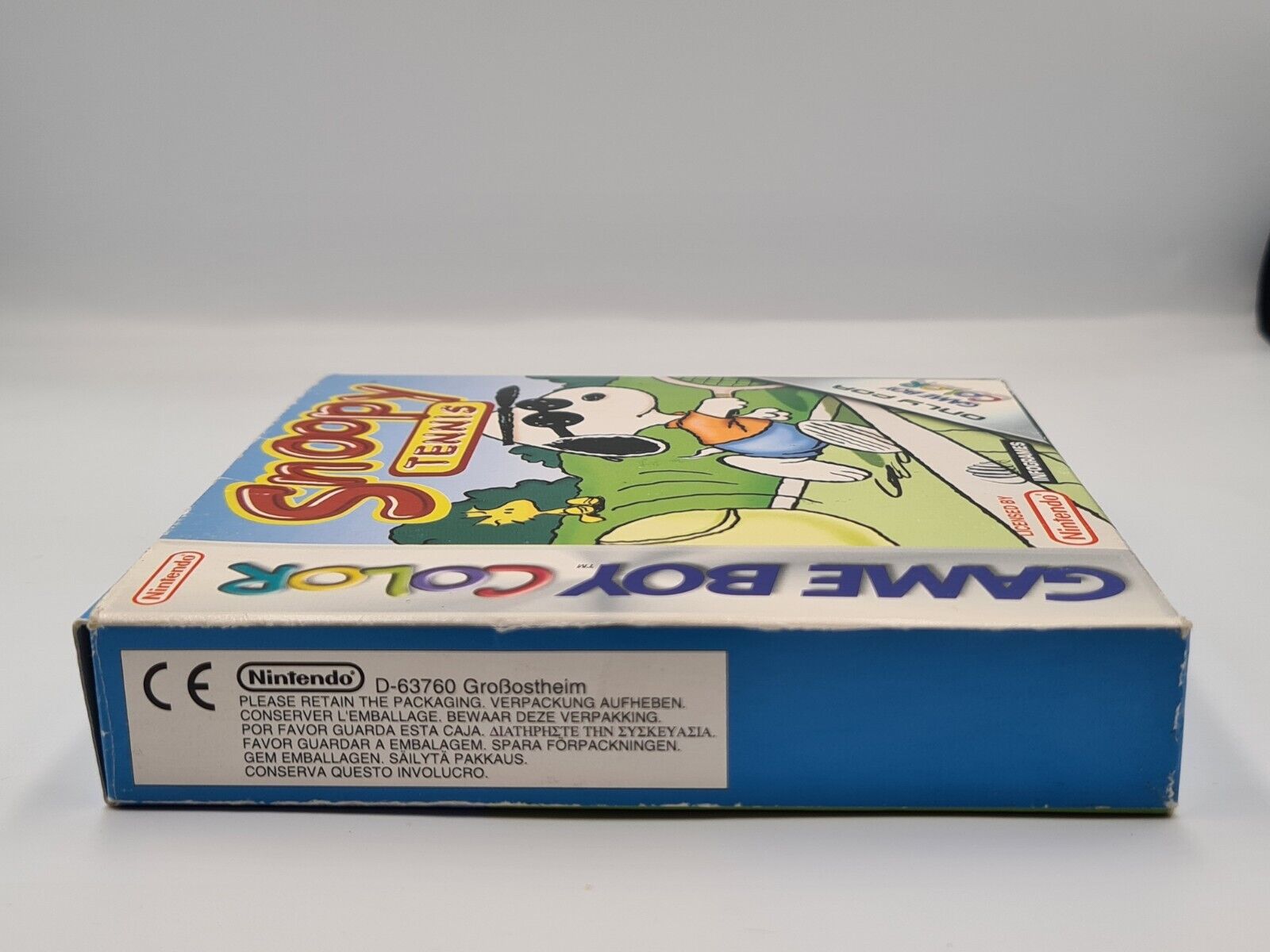 Nintendo Game Boy Color Snoopy Tennis mit OVP und Anleitung FAH - T-Retro-Games 