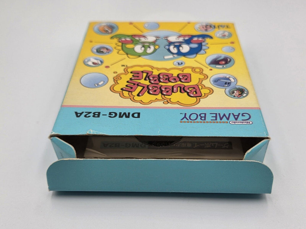 Nintendo Game Boy Classic Spiel Bubble Bobble mit OVP und Anleitung Japan - T-Retro-Games 