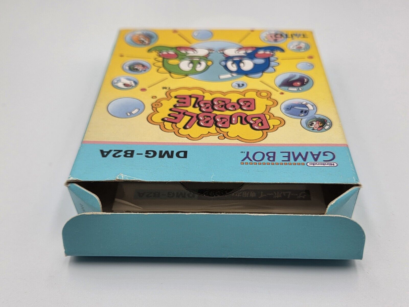 Nintendo Game Boy Classic Spiel Bubble Bobble mit OVP und Anleitung Japan - T-Retro-Games 