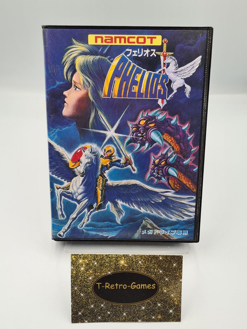 Sega Mega Drive Phelios mit OVP und Anleitung Japan Version - T-Retro-Games 