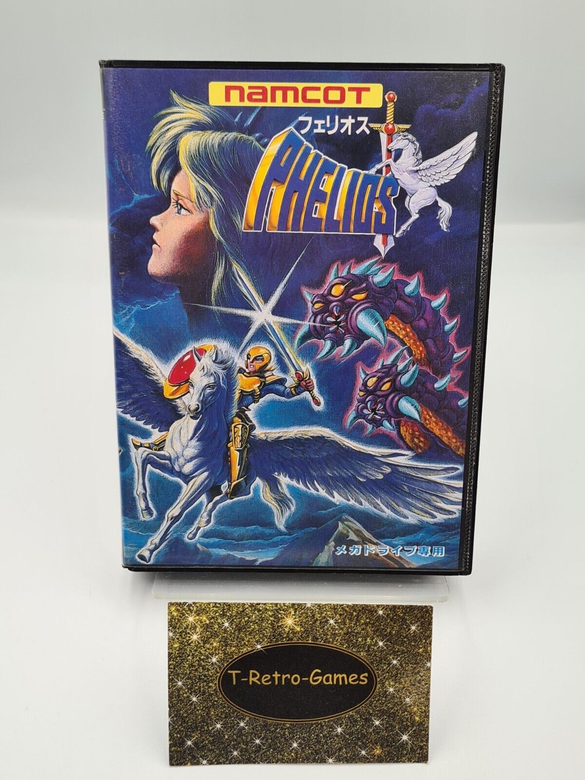 Sega Mega Drive Phelios mit OVP und Anleitung Japan Version - T-Retro-Games 