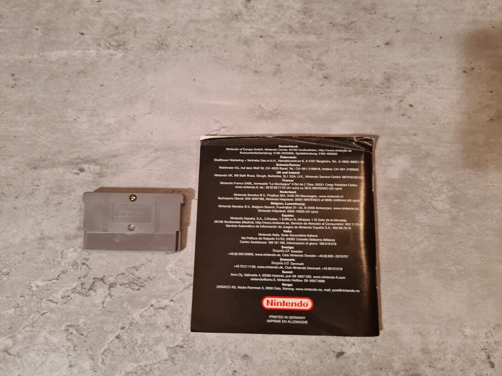 Nintendo Gameboy Advance Super Mario Bros. mit OVP und Anleitung EUR - T-Retro-Games 