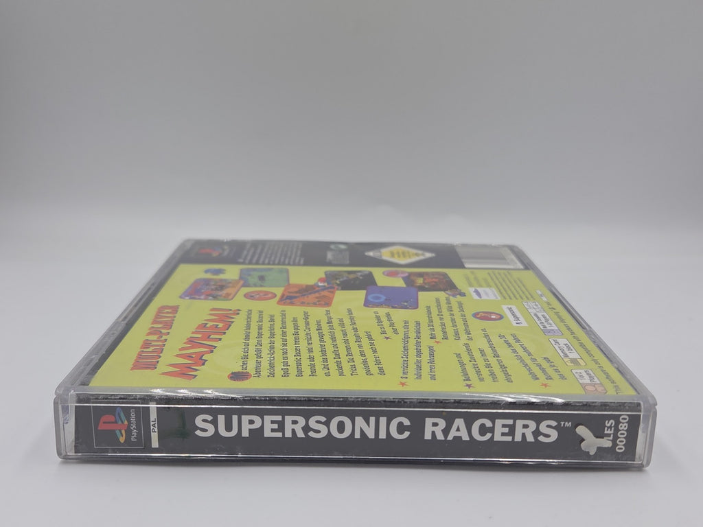 PS1 Playstation 1 Spiel Supersonic Racers mit OVP und Anleitung Deutsch