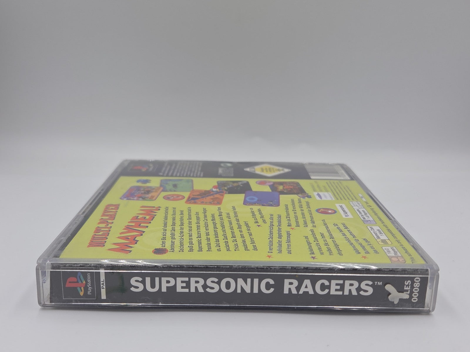 PS1 Playstation 1 Spiel Supersonic Racers mit OVP und Anleitung Deutsch