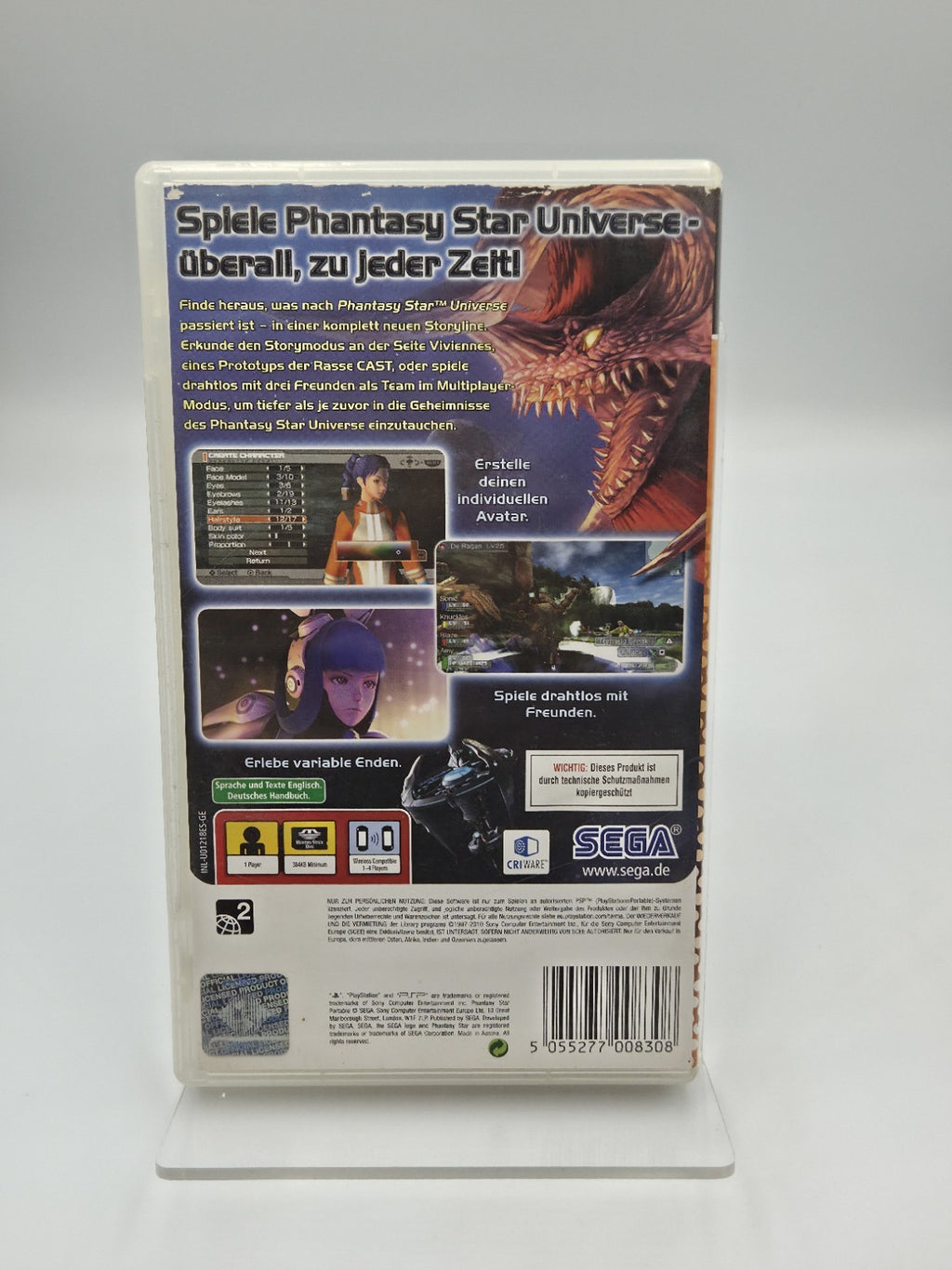 Sony PSP Spiel Phantasy Star Portable mit OVP Deutsch