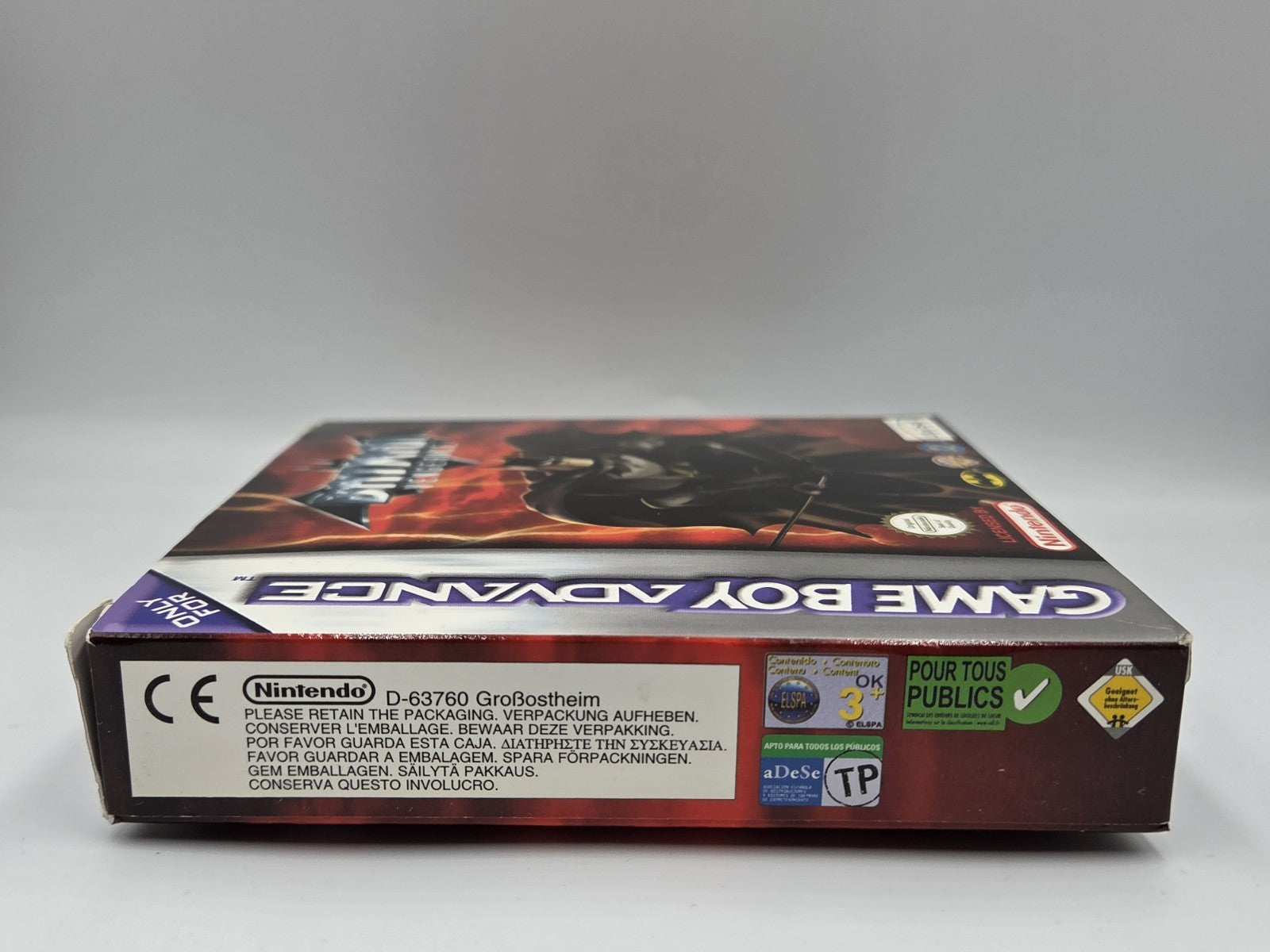 Nintendo Game Boy Advance Batman Vengeance mit OVP und Anleitung EUR