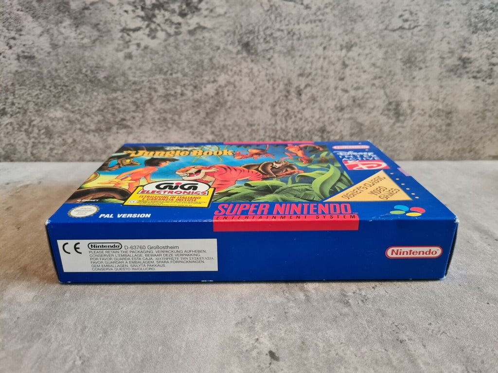 SNES Super Nintendo Disney's The Jungle Book mit OVP und Anleitung NUKV - T-Retro-Games 