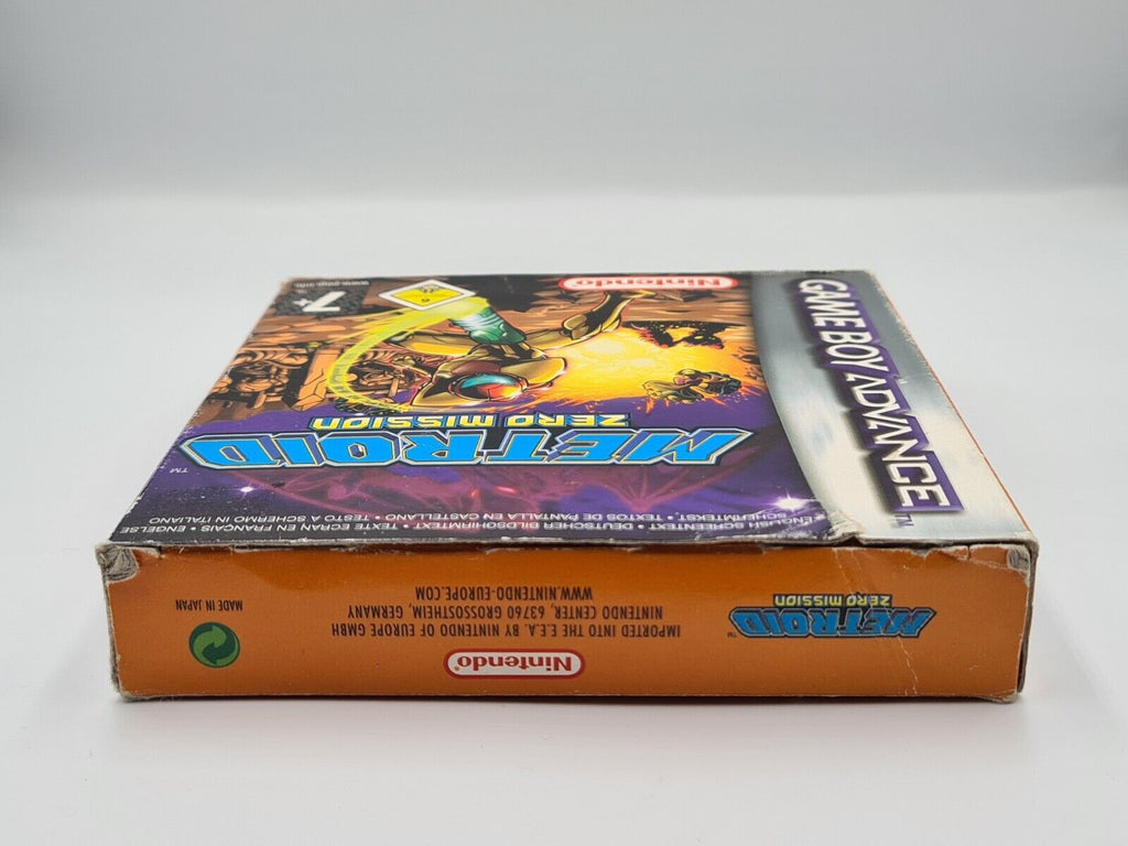 Nintendo Game Boy Advance Metroid Zero Mission mit OVP und Anleitung EUR - T-Retro-Games 