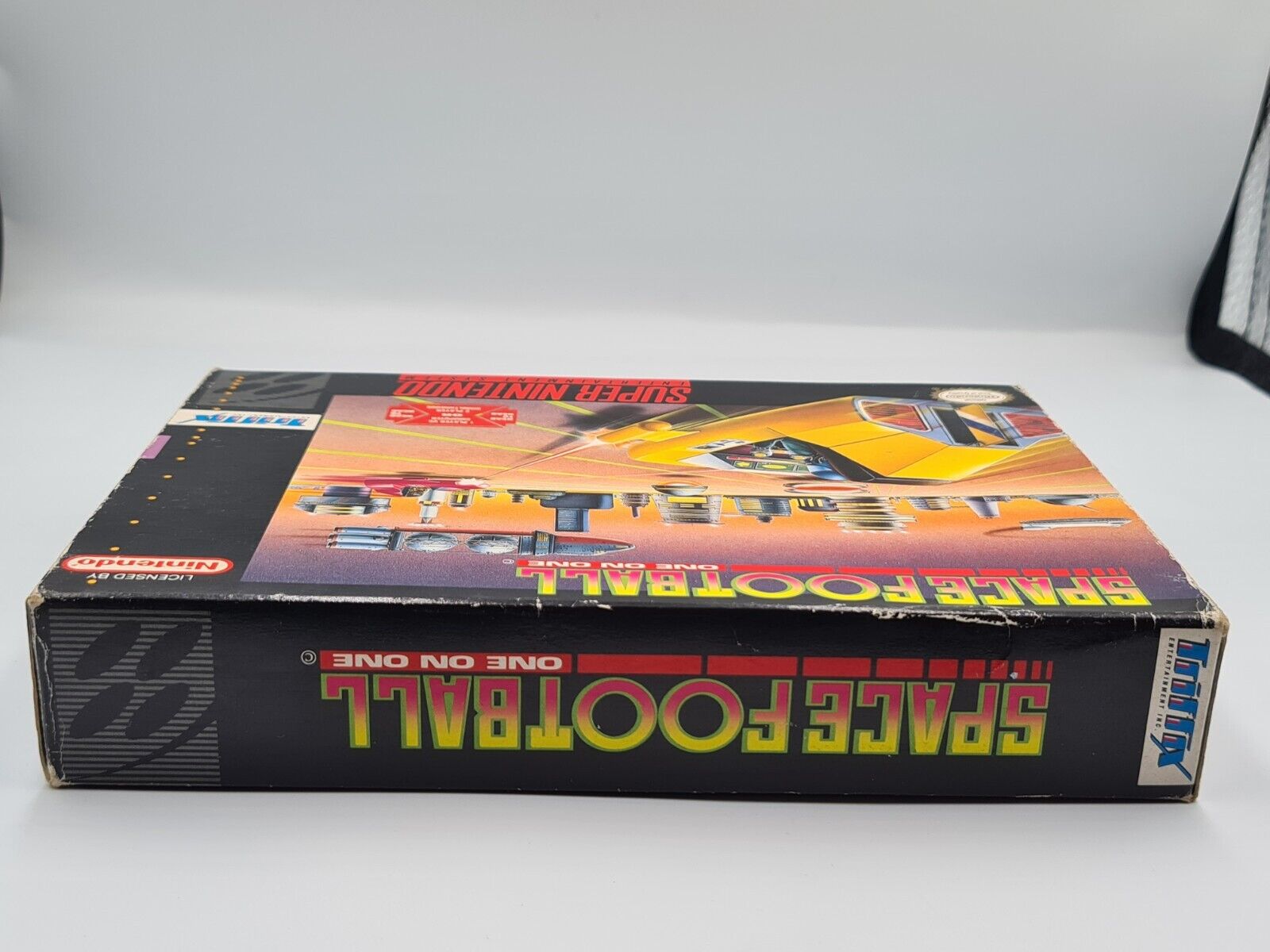 SNES Super Nintendo Space Football - One on One mit OVP und Anleitung NTSC USA - T-Retro-Games 