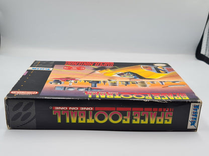 SNES Super Nintendo Space Football - One on One mit OVP und Anleitung NTSC USA - T-Retro-Games 