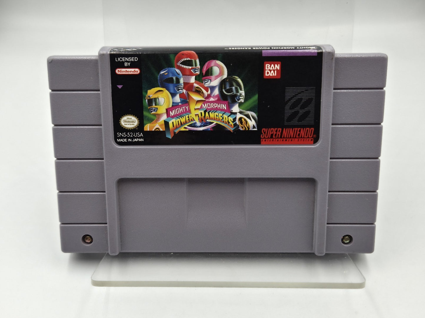 SNES Super Nintendo Mighty Morphin Power Rangers NTSC USA Modul