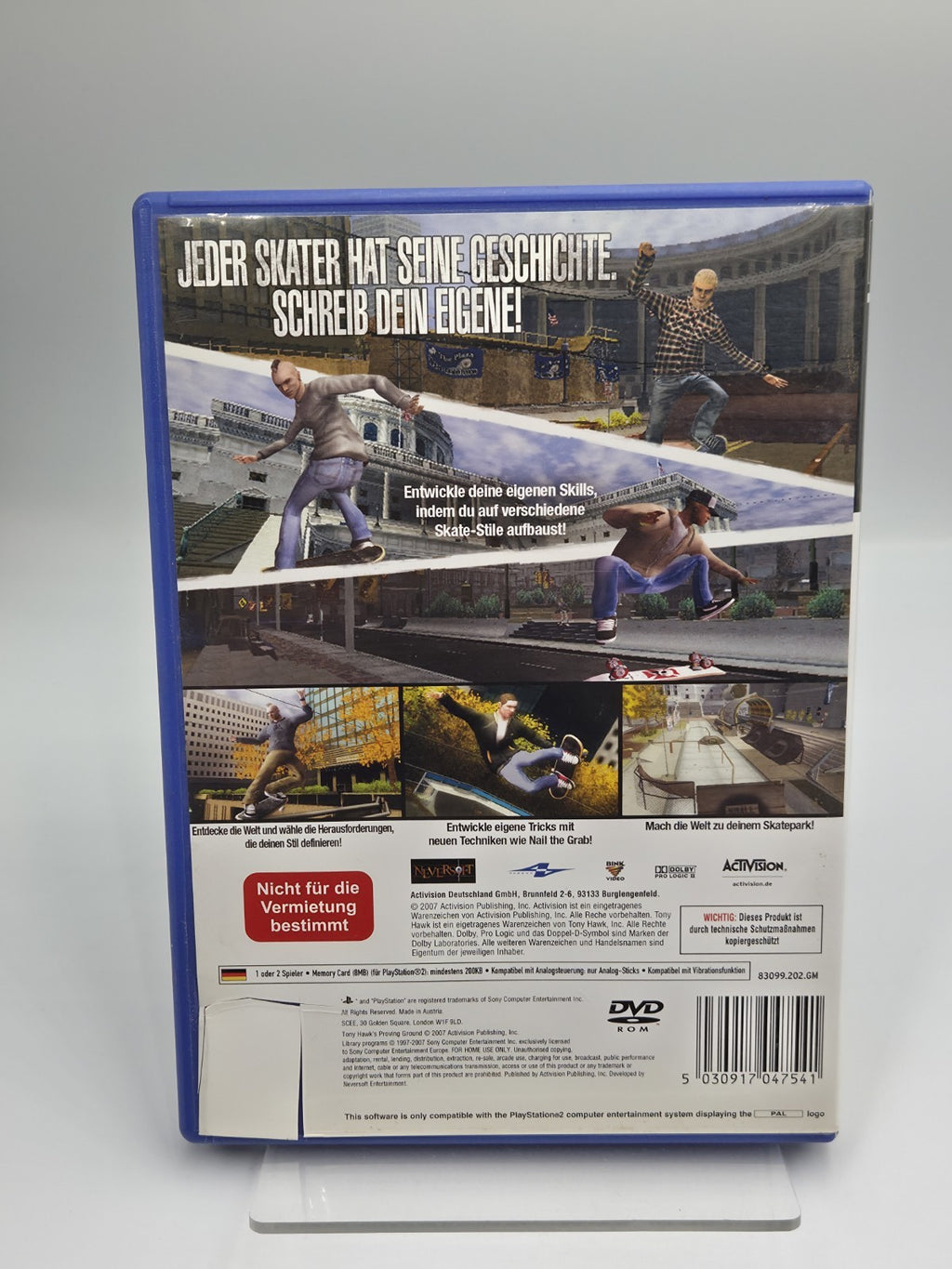 PS2 Playstation 2 Tony Hawk's Proving Ground mit OVP Deutsch