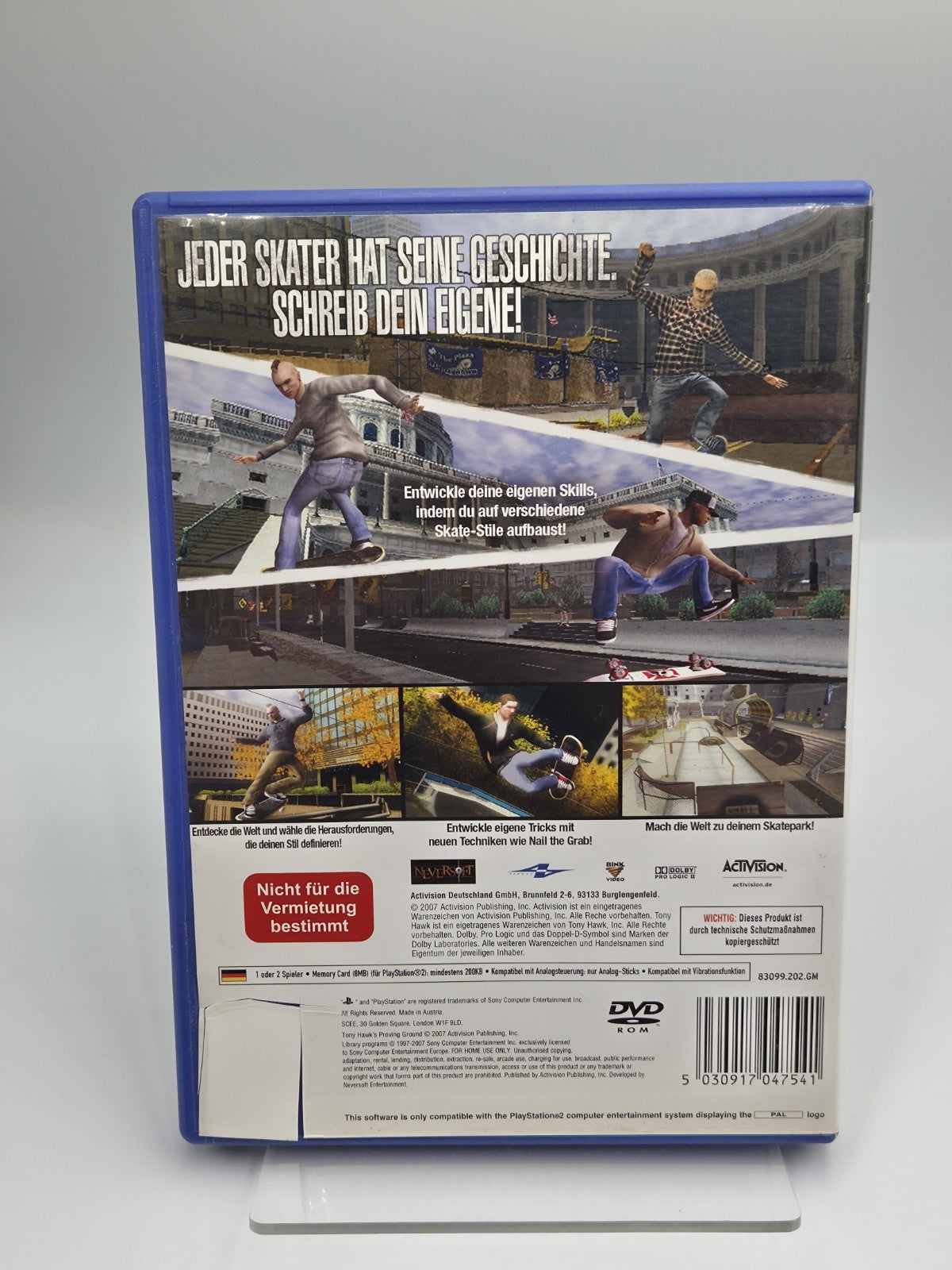PS2 Playstation 2 Tony Hawk's Proving Ground mit OVP Deutsch