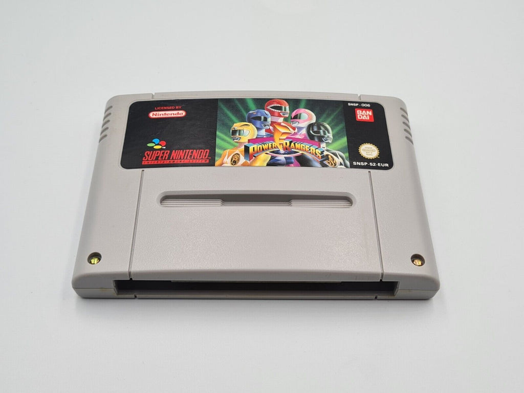 SNES Super Nintendo Power Rangers mit OVP und Anleitung EUR - T-Retro-Games 