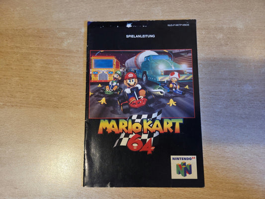 N64 Nintendo 64 Mario Kart 64 Spielanleitung Instruction Booklet NOE